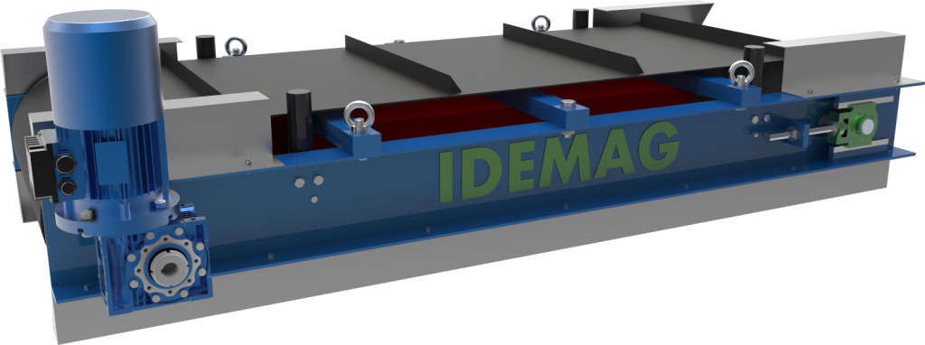 Permanent-Magnet Overband Magnetic Separator